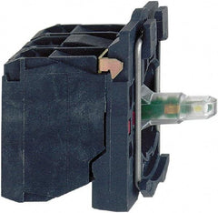 Schneider Electric - 24 V White Lens LED Indicating Light - Screw Clamp Connector, Vibration Resistant - Industrial Tool & Supply