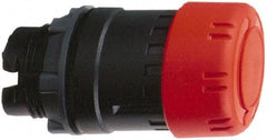 Schneider Electric - 22mm Mount Hole, Extended Mushroom Head, Pushbutton Switch Only - Round, Red Pushbutton, Maintained (MA), Momentary (MO) - Industrial Tool & Supply