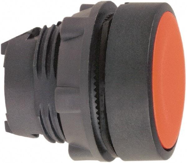 Schneider Electric - 22mm Mount Hole, Flush, Pushbutton Switch Only - Round, Red Pushbutton, Nonilluminated, Momentary (MO) - Industrial Tool & Supply
