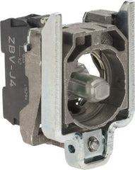 Schneider Electric - 12 VAC/VDC at 50/60 Hz Red Lens LED Indicating Light - Screw Connector, Electromagnetic Field Resistant, Electrostatic Discharge Resistant, Shock Resistant, Vibration Resistant - Industrial Tool & Supply