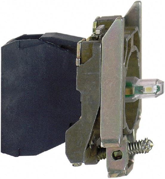 Schneider Electric - 110-120 VAC at 50/60 Hz Red Lens LED Indicating Light - Screw Connector, Electromagnetic Field Resistant, Electrostatic Discharge Resistant, Shock Resistant, Vibration Resistant - Industrial Tool & Supply