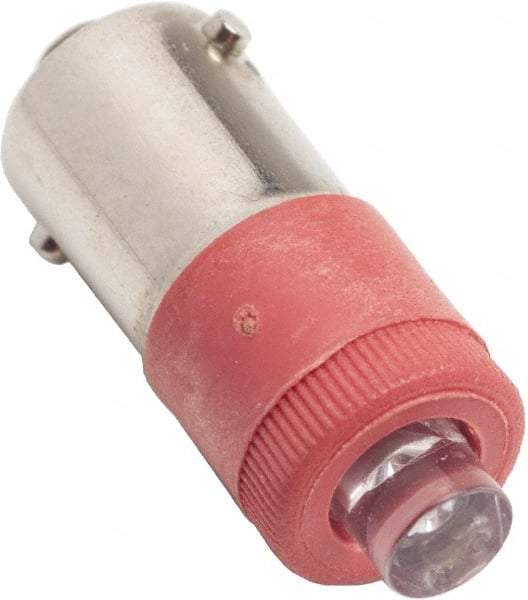 Schneider Electric - Pilot and Indicator Light Replacement LED - Red, 24 VAC, 24 VDC - Industrial Tool & Supply