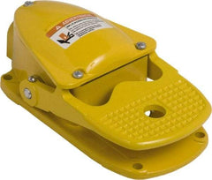 Square D - 2 Treadles, 5 Amp, Momentary (MO), SPDT, Electric Foot Switch - 13, 2 & 4 NEMA Rated, 11-1/2" Long x 6.8" Wide x 6-1/2" High - Industrial Tool & Supply