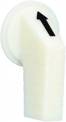 Schneider Electric - 30mm, White, Selector Switch Operating Knob - For Use with Selector Switch - Industrial Tool & Supply