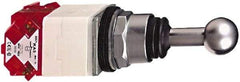 Schneider Electric - 80mm Long, -13 to 158°F, Octagonal Handle, Momentary (MO) Joystick Controller Switch - IP66, 30mm Mount Hole Diameter - Industrial Tool & Supply