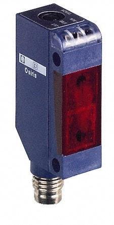 Telemecanique Sensors - 4 Pin M8 Connector, 10m Nominal Distance, Shock and Vibration Resistant, Multimode Photoelectric Sensor - 12 to 24 VDC, 240, 250 Hz, PBT, 20mm Long x 12mm Wide x 45mm High - Industrial Tool & Supply