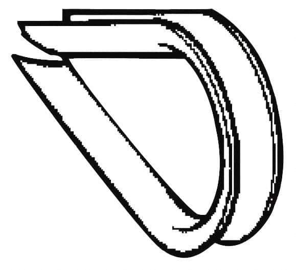 Telemecanique Sensors - 7.2 Inch Long, Limit Switch Cable End Protector - For Use with Preventa XY2 - Industrial Tool & Supply