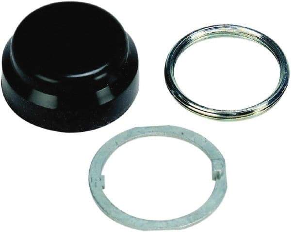 Schneider Electric - Pushbutton Switch Boot - Black - Industrial Tool & Supply