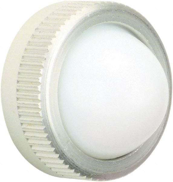 Schneider Electric - Round Pilot and Indicator Light Lens - White - Industrial Tool & Supply