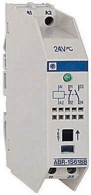 Schneider Electric - 32 and 36 Milliamp, Interface Relay Module - DIN Rail Mount, 23 to 104°F, 48 VAC/VDC - Industrial Tool & Supply