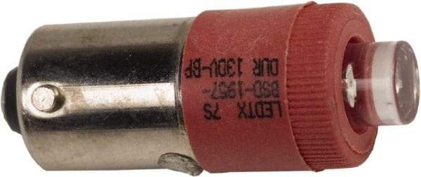 Schneider Electric - Pilot and Indicator Light Replacement LED - Red, 120 VAC, 120 VDC - Industrial Tool & Supply