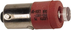 Schneider Electric - Pilot and Indicator Light Replacement LED - Red, 120 VAC, 120 VDC - Industrial Tool & Supply
