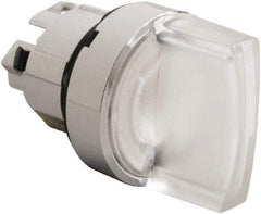 Schneider Electric - 22mm Mount Hole, 2 Position, Handle Operated, Selector Switch - White, Maintained (MA), Illuminated, Shock, Vibration and Water Resistant - Industrial Tool & Supply