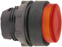 Schneider Electric - 22mm Mount Hole, Extended Straight, Pushbutton Switch Only - Round, Red Pushbutton, Illuminated, Maintained (MA) - Industrial Tool & Supply