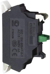 Schneider Electric - NC, Electrical Switch Contact Block - Spring Clamp Terminal - Industrial Tool & Supply