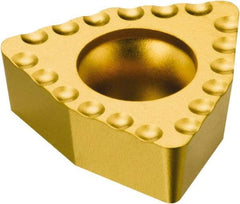 Sandvik Coromant - WCMX6 51 Grade 235 Carbide Indexable Drill Insert - TiCN/TiN Finish, Trigon, 3/8" Inscribed Circle - Industrial Tool & Supply