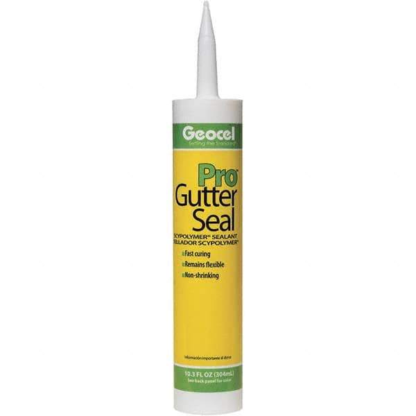 Geocel - 10.3 oz Cartridge Gray Scypolymer Seam Sealant - Outdoor - Industrial Tool & Supply