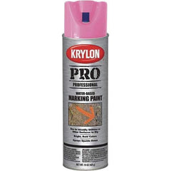 Krylon - 15 fl oz Red/Orange Marking Paint - Water Base Formula - Industrial Tool & Supply