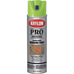 Krylon - 15 fl oz Green Marking Paint - Solvent Base Formula - Industrial Tool & Supply