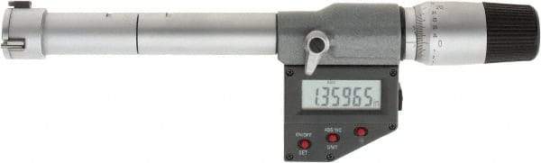 SPI - 0.8" to 1", IP65, Carbide Face Chrome Plated Finish, Electronic Inside Micrometer - 0.00005" Resolution, 0.00016" Accuracy, 90" Gage Depth - Industrial Tool & Supply