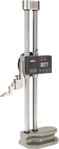 SPI - 12" Electronic Height Gage - 0.001" Resolution, Accurate to 0.001", Digital Display - Industrial Tool & Supply