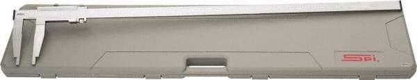 SPI - 0 to 1,000mm Stainless Steel Vernier Caliper - 0.02mm Graduation, 150mm Jaw Depth, 0.07mm Accuracy, Includes NIST Traceability Certificate - Industrial Tool & Supply