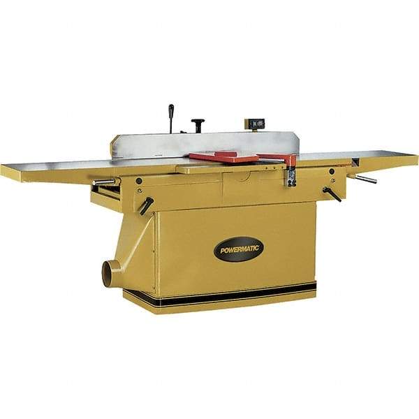 Jet - 7,000 RPM, 11-3/4" Cutting Width, 3/4" Cutting Depth, Jointer - 5-1/2" Fence Height, 47" Fence Length, 3 hp - Industrial Tool & Supply