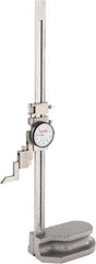 SPI - 12" Stainless Steel Dial Height Gage - 0.001" Graduation, Accurate to 0.0015", Dial Display - Industrial Tool & Supply