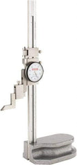 SPI - 8" Stainless Steel Dial Height Gage - 0.001" Graduation, Accurate to 0.001", Dial Display - Industrial Tool & Supply