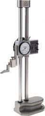 SPI - 12" Stainless Steel Dial Height Gage - 0.001" Graduation, Accurate to 0.0015", Dial and Counter Display - Industrial Tool & Supply