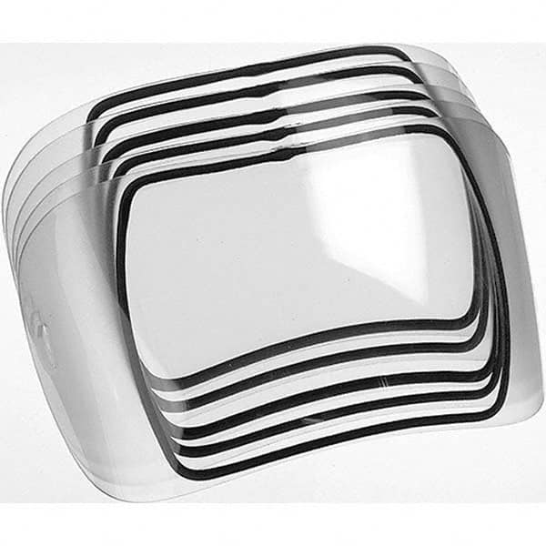 Optrel - 1 5-Piece 7-1/4 x 4-1/4 x 0.39" Polycarbonate Welding Helmet Front Cover Lens - Industrial Tool & Supply