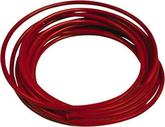 Acorn Engineering - 0.065" ID x 1/8" OD, 0.03" Wall Thickness, 10' Long, Polyethylene Tube - Red - Industrial Tool & Supply