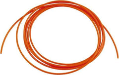 Acorn Engineering - 0.065" ID x 1/8" OD, 0.03" Wall Thickness, 10' Long, Polyethylene Tube - Orange - Industrial Tool & Supply