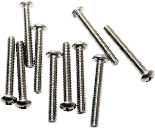 Acorn Engineering - #8-32, 1-1/4" Long Phillips Drive Machine Screw - Round Head, Grade 18-8 Stainless Steel, Uncoated - Industrial Tool & Supply