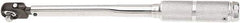 Sturtevant Richmont - 3/8" Drive Micrometer Fixed Head Torque Wrench - 20 N/m to 100 N/m Torque, 14" OAL, 0.5 N/m Graduation, Ratchet Head - Industrial Tool & Supply