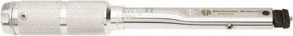 Sturtevant Richmont - Adjustable Interchangeable Head Clicker - 30 Ft/Lb to 150 Ft/Lb Torque, 16" OAL - Industrial Tool & Supply