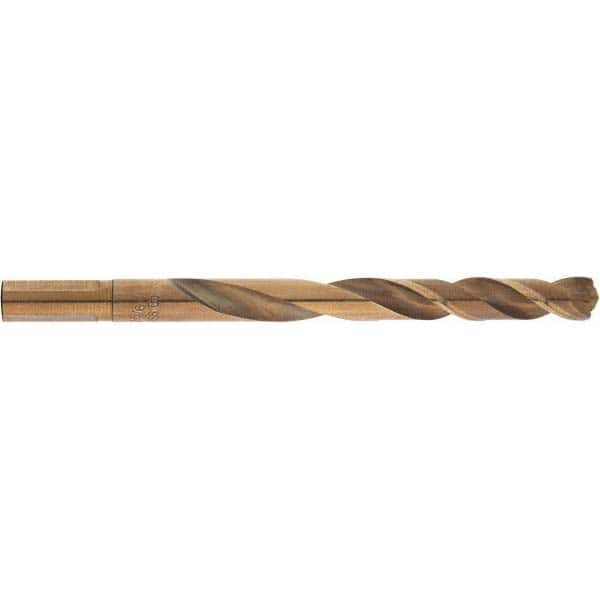 Milwaukee Tool - 29/64" Cobalt, 135° Point, Round with Flats Shank Maintenance Drill Bit - Exact Industrial Supply