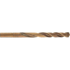 Milwaukee Tool - 27/64" Cobalt, 135° Point, Round with Flats Shank Maintenance Drill Bit - Industrial Tool & Supply