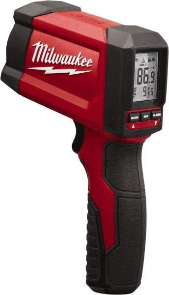 Milwaukee Tool - -18 to 550°C (-22 to 1022°F) Laser - 12:1 Distance to Spot Ratio - Industrial Tool & Supply