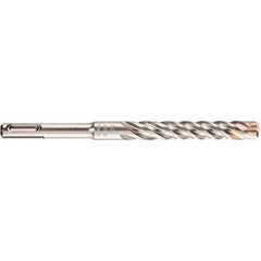 Milwaukee Tool - 1/4" Diam, SDS-Plus Shank, Carbide-Tipped Rotary & Hammer Drill Bit - Industrial Tool & Supply
