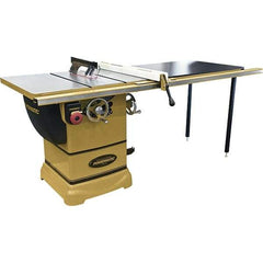 Jet - 10" Blade Diam, 5/8" Arbor Diam, 1 Phase Table Saw - 115/230 Volt, 3-1/8" Cutting Depth - Industrial Tool & Supply