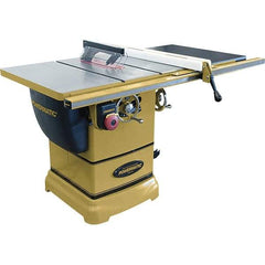 Jet - 10" Blade Diam, 5/8" Arbor Diam, 1 Phase Table Saw - 115/230 Volt, 3-1/8" Cutting Depth - Industrial Tool & Supply