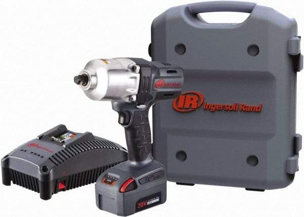 Ingersoll-Rand - 1/2" Drive 20 Volt Pistol Grip Cordless Impact Wrench & Ratchet - 1,900 RPM, 2,300 BPM, 780 Ft/Lb Torque, 1 Lithium-Ion Battery Included - Industrial Tool & Supply