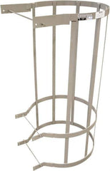 Cotterman - Ladder Modular Bolt-On Cage - Gray, Use with Uncaged Fixed Ladder - Industrial Tool & Supply