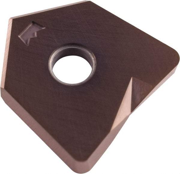 Millstar - BD-R25 Grade CM10 Carbide Milling Insert - HSN Finish, 0.16" Thick, 25mm Inscribed Circle, 2mm Corner Radius - Industrial Tool & Supply