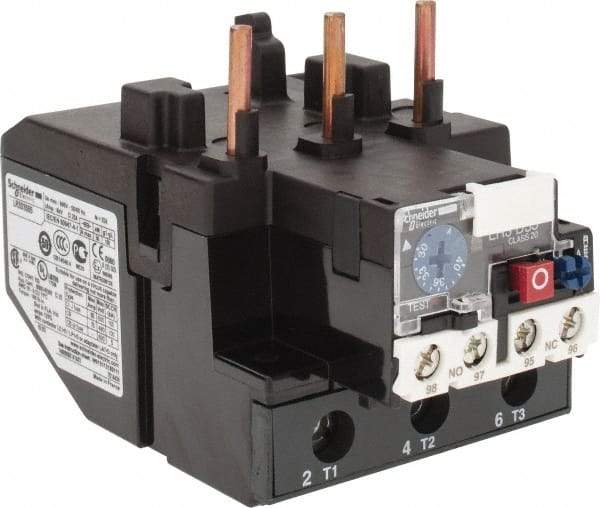 Schneider Electric - 30 to 40 Amp, 690 VAC, Thermal IEC Overload Relay - Trip Class 20, For Use with LC1D80 and LC1D95 - Industrial Tool & Supply