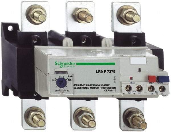 Schneider Electric - 300 to 500 Amp, 1,000 VAC, Thermal IEC Overload Relay - Trip Class 20, For Use with LC1F225 and LC1F500 - Industrial Tool & Supply