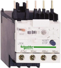 Schneider Electric - 5.5 to 8 Amp, 250 VDC, 690 Volt and 690 VAC, Thermal IEC Overload Relay - Trip Class 10A, For Use with LC1K, LC7K, LP1K and LP4K - Industrial Tool & Supply