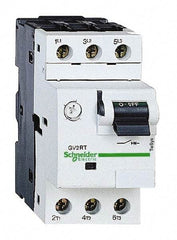 Schneider Electric - 8 Amp, 600 VAC, 3 Pole, DIN Rail Mounted, Panel Mount Motor Circuit Breaker - Thermal Magnetic Trip, Multiple Breaking Capacity Ratings, 78-1/2mm Deep x 89mm High x 45mm Wide - Industrial Tool & Supply