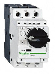 Schneider Electric - 10 Amp, 690 VAC at 50/60 Hz, 3 Pole, Bolt On, Clip Motor Circuit Breaker - Thermal Magnetic Trip, Multiple Breaking Capacity Ratings, 97mm Deep x 89mm High x 45mm Wide - Industrial Tool & Supply